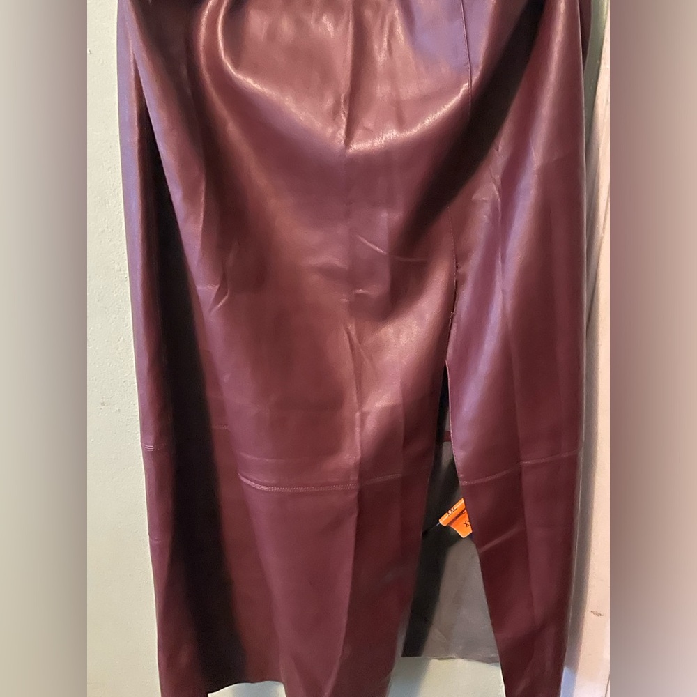 Forever21 Faux Leather Plus Size Midi Skirt
